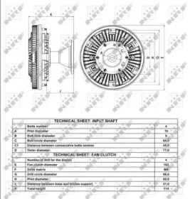 WILMINK GROUP wg1720872 -  Сцепление, вентилятор радиатора